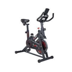 Indoor exercise sport bike by FLIPSTYLEZLLC, upright bike with a sleek design and adjustable seat for home fitness use.