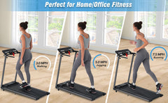NEW Folding Treadmills Walking Pad Treadmill for Home Office -2.5HP Walking Treadmill With Incline Bluetooth Speaker by V.I.P Digital Presence