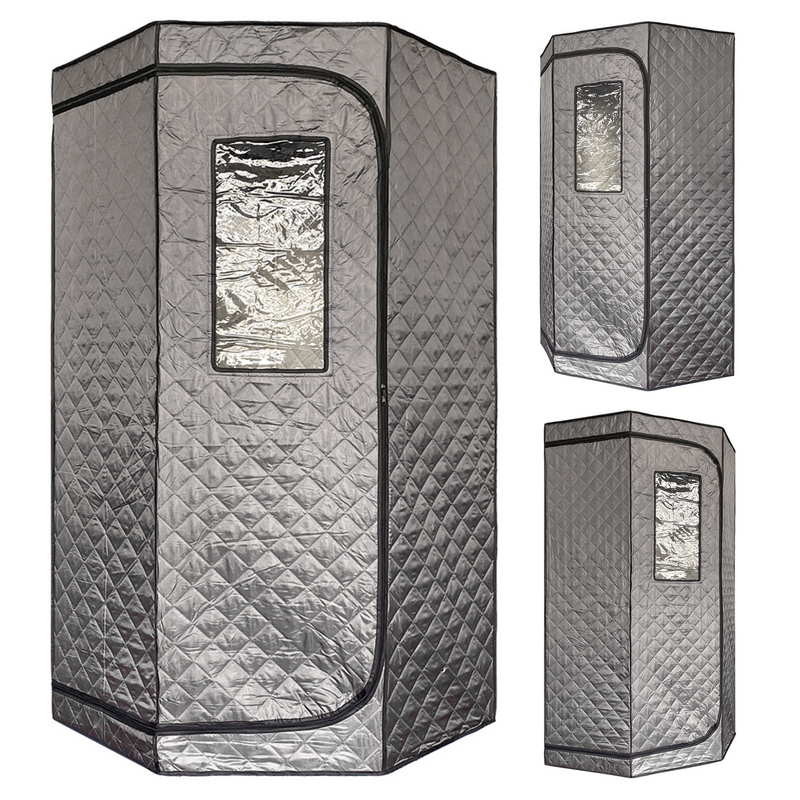 Zoppinh Blisspod portable personal sauna with full-body design, compact and ready for 60-minute rapid steam sessions.