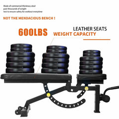 SAKSBY WHOLESALE 1000LBS multi-functional barbell rack and squat power cage with weight bench and leather seats for home gym.