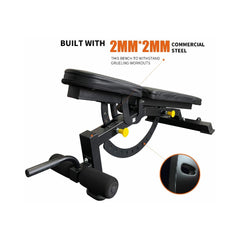 SAKSBY WHOLESALE 1000LBS multi-functional barbell rack and squat power cage with weight bench for home gym workouts.
