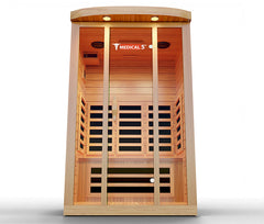 Person Home Infrared Sauna Medical 5 by Modern Reform