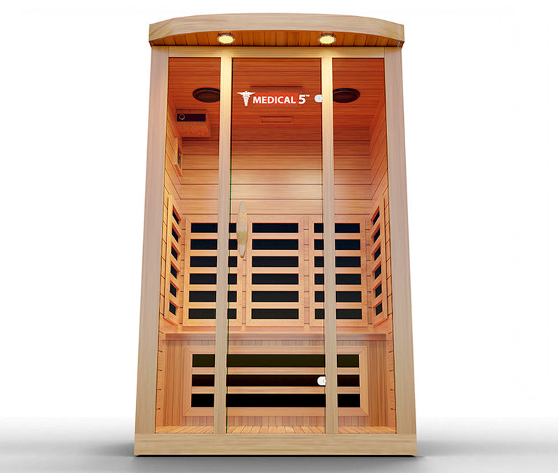 Person Home Infrared Sauna Medical 5 by Modern Reform