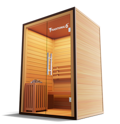2 Person Home Stream Sauna Traditional 6 by Modern Reform