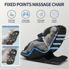 Full body deep tissue massage chair (black) by V.I.P Digital Presence