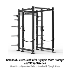 XM-5530-42 Viper Power Rack with Storage & Strap Safeties by XMARK