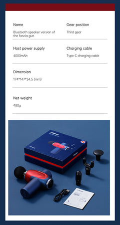 CP-F10 fascia gun muscle massager cervical muscle relaxer electric menstrual gun by:V.I.P Digital Presence