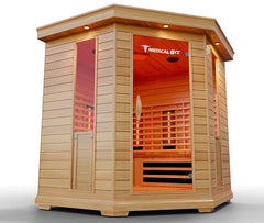 6 Person Indoor Infrared Full Spectrum Sauna by Modern Reform