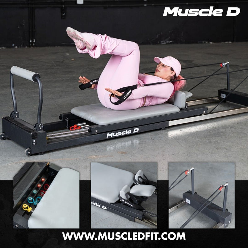 P-T Pilates Table Pilates Reformer by Muscle D Fitness