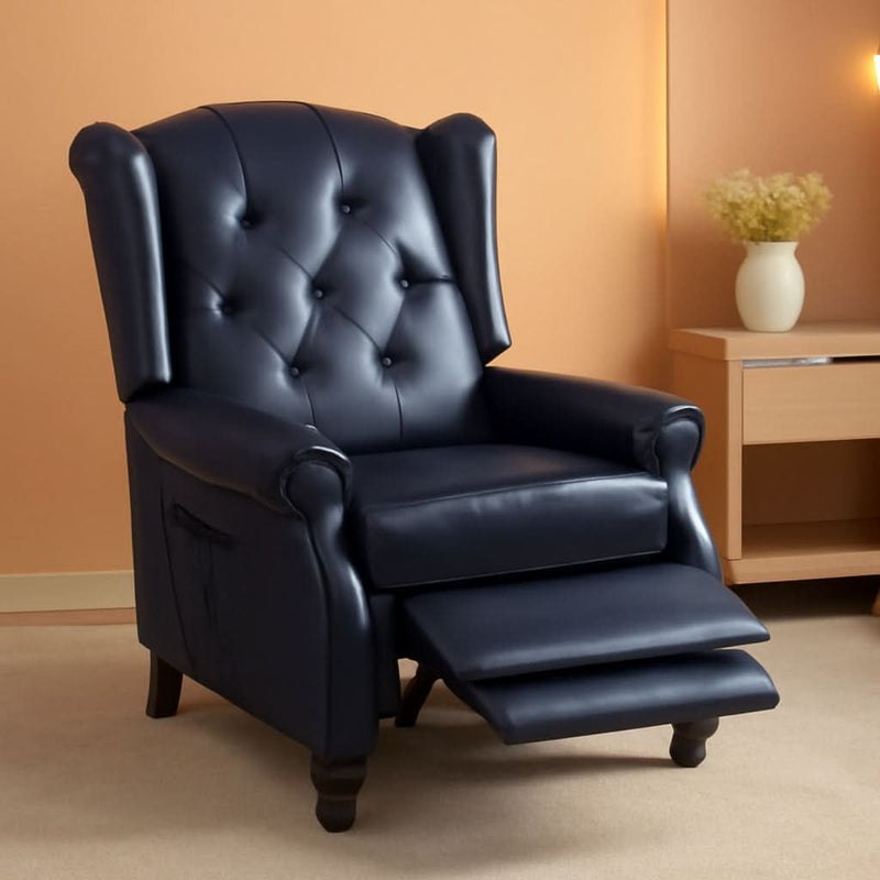 Wingback Massage Recliner Chair With Heat And Comfort by ShipItFurniture