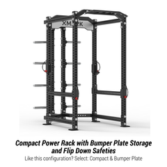 XM-5580-30 Viper Power Rack with Storage & Flip Down Safeties by XMARK