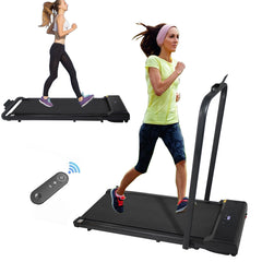 Walking Pad Treadmill Under Desk 2 in 1 Folding Portable Treadmill by V.I.P Digital Presence