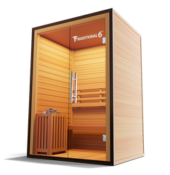 2 Person Home Stream Sauna Traditional 6 by Modern Reform