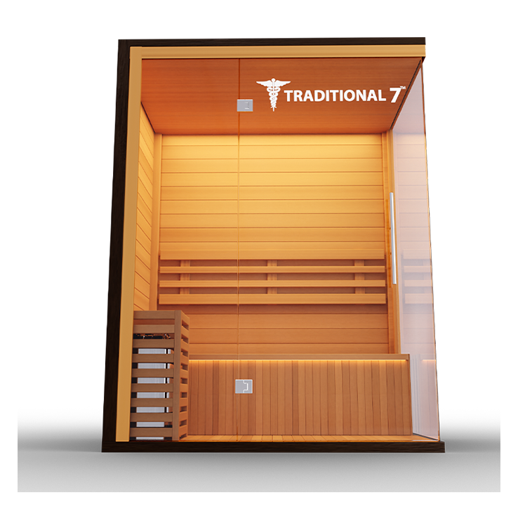 3 Person Home Steam Sauna Traditional 7 by: Modern Reform