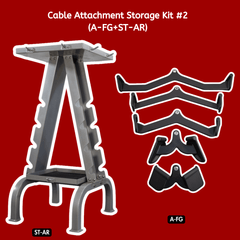 Functional Grip Cable Attachment and Storage Kit - Cable Attachment Storage Kit #2 - Muscle D Fitness