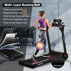 SP37610NY 2.25 HP Electric Motorized Folding Running Treadmill Machine by DirectDeals