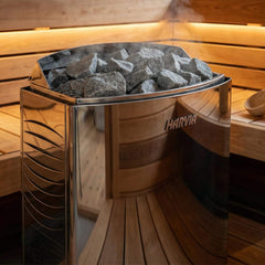 Rövia Elvaria 4-Person Indoor Canadian Red Cedar Infrared And Steam Sauna by SAKSBY WHOLESALE