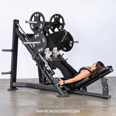 45 Degree Linear Leg Press Machine - Muscle D Fitness - Adjustable Angle Back Pad