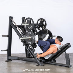 45 Degree Linear Leg Press Machine - Muscle D Fitness - Adjustable Angle Back Pad