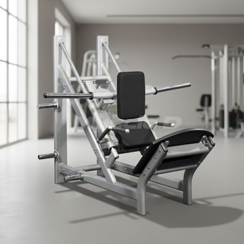 45 Degree Linear Calf Hack Machine - Muscle D Fitness - Integrated Storage by Muscle D Fitness