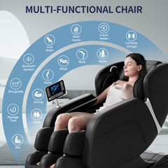 Full body deep tissue massage chair (black) by V.I.P Digital Presence