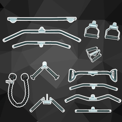 Complete Cable Attachment Kit #4 by Muscle D Fitness