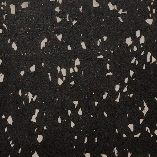 Rubber Gym Flooring - Black with Gray Fleck by Muscle D Fitness