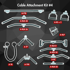 Complete Cable Attachment Kit #4 by Muscle D Fitness