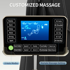 Full body deep tissue massage chair (black) by V.I.P Digital Presence