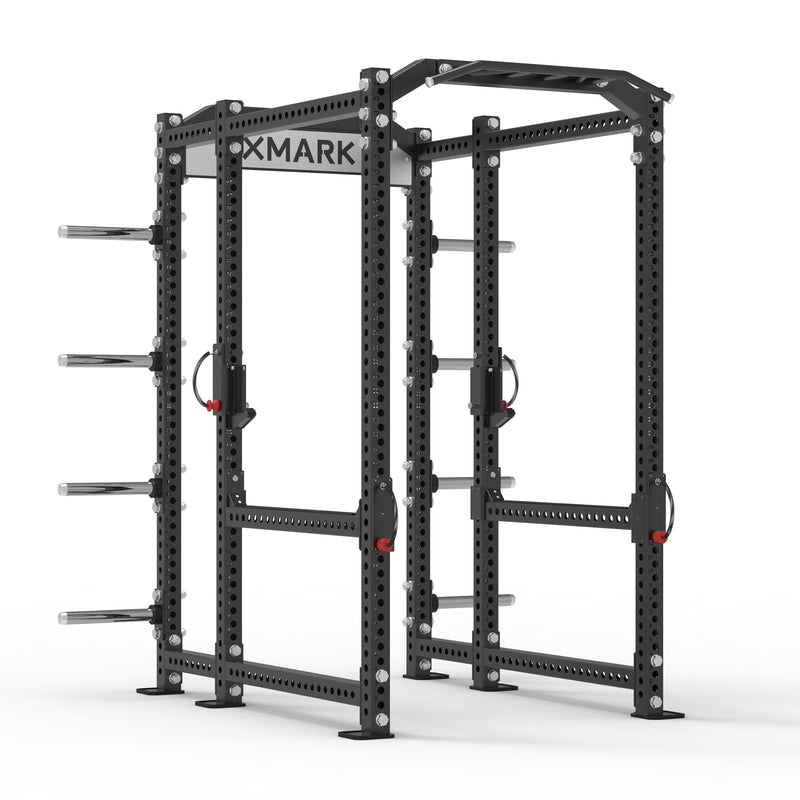 XM-5580-30 Viper Power Rack with Storage & Flip Down Safeties by XMARK