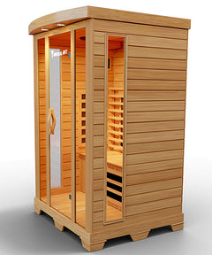 Person Home Full Spectrum Infrared Sauna Medical 4 by Modern Reform