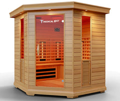 6 Person Indoor Infrared Full Spectrum Sauna by Modern Reform