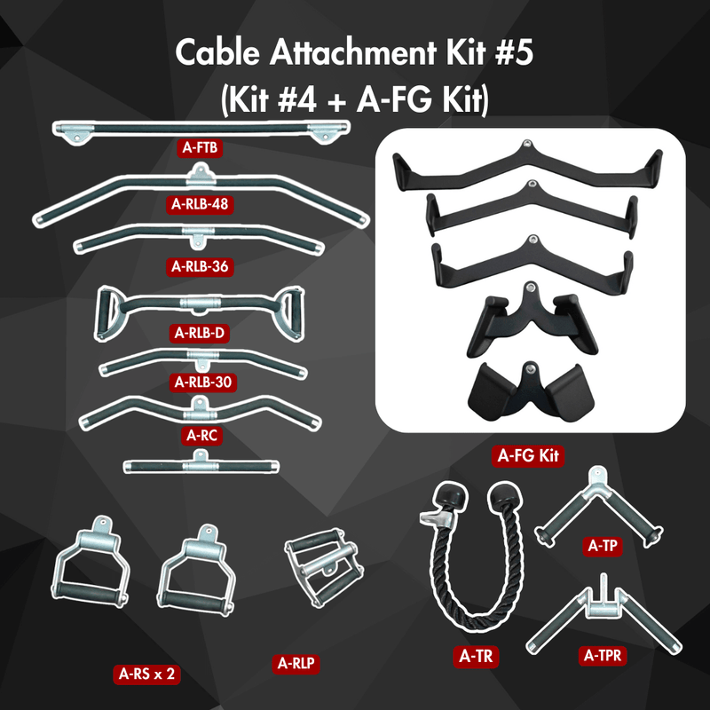 Ultimate Cable Attachment Kit - Cable Attachment Kit #5 by Muscle D Fitness