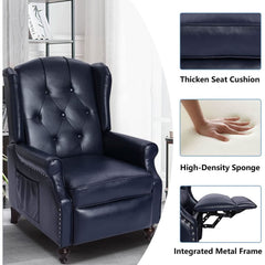 Wingback Massage Recliner Chair With Heat And Comfort by ShipItFurniture