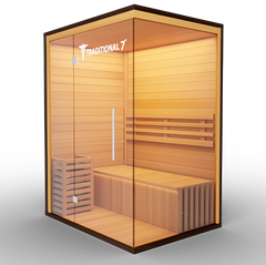 3 Person Home Steam Sauna Traditional 7 by: Modern Reform
