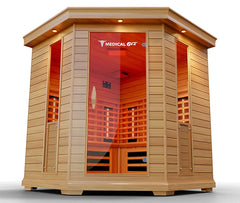 6 Person Indoor Infrared Full Spectrum Sauna by Modern Reform