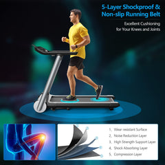 SP37613DK Italian Designed Folding Treadmill by DirectDeals