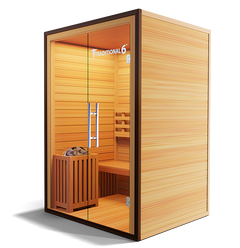 2 Person Home Stream Sauna Traditional 6 by Modern Reform