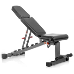 5-50 lb Hex Dumbbell Set with Rack and Weight Bench by XMARK