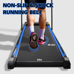 Walking Pad Treadmill Under Desk 2 in 1 Folding Portable Treadmill by V.I.P Digital Presence