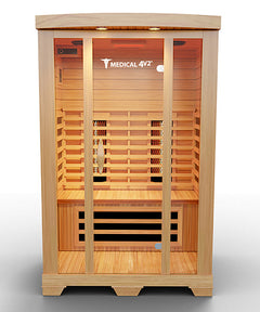 Person Home Full Spectrum Infrared Sauna Medical 4 by Modern Reform