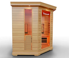 6 Person Indoor Infrared Full Spectrum Sauna by Modern Reform