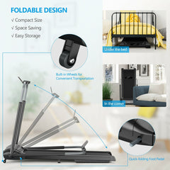 SP37614DK Compact Folding Treadmill by DirectDeals