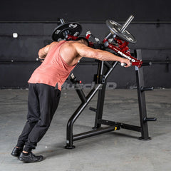 Muscle D Power Leverage V2 Plate-Loaded Rear Delt Machine by Muscle D Fitness for commercial gym training.