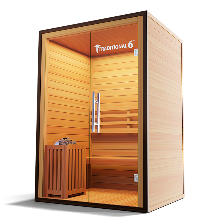 2 Person Home Stream Sauna Traditional 6 by Modern Reform