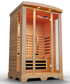 Person Home Full Spectrum Infrared Sauna Medical 4 by Modern Reform