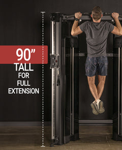 FT-9040 Functional Trainer With Dual 230 lb Weight Stacks by XMARK