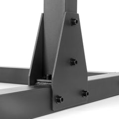 Squat Rack Bench Press with Adjustable Safety Spotters by XMARK