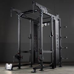 Commercial Power Rack Cable Machine, 440 lbs Total Stack Weight by XMARK