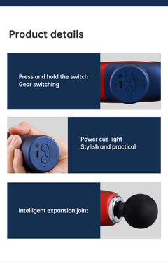 CP-F10 fascia gun muscle massager cervical muscle relaxer electric menstrual gun by:V.I.P Digital Presence